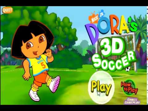 Dora 3d soccer game